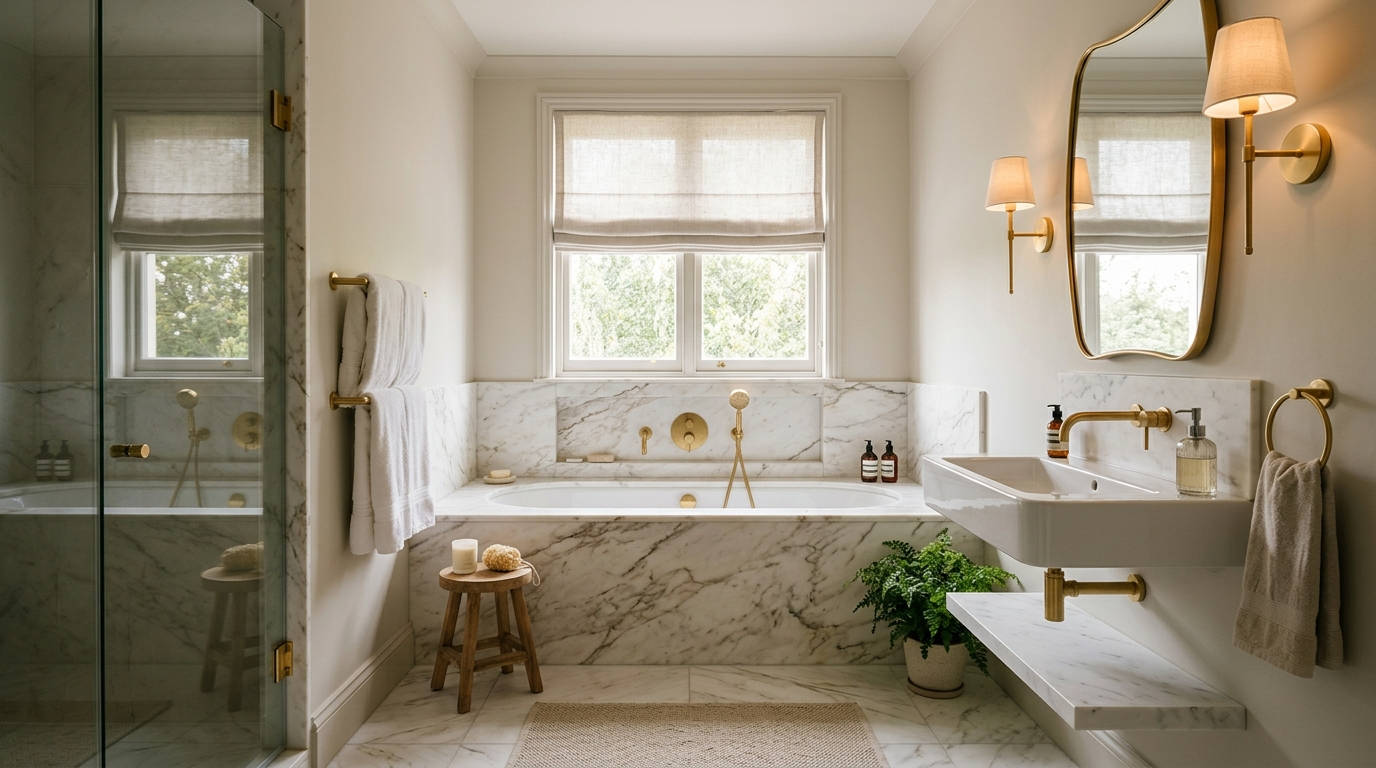 Use light, consistent wall colors to expand the feel